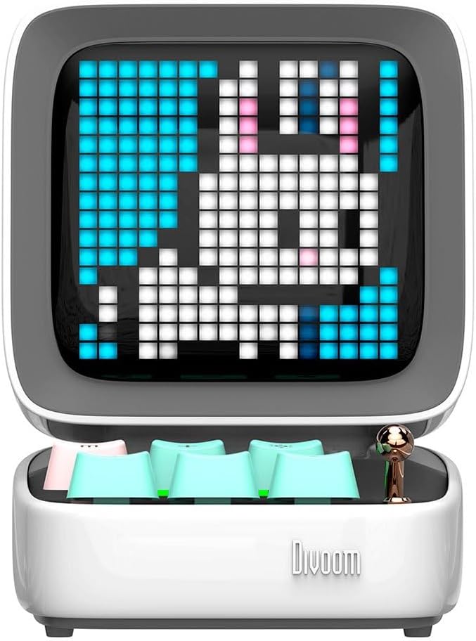 Divoom Ditoo Pro Bluetooth Mini Speaker - ( White )